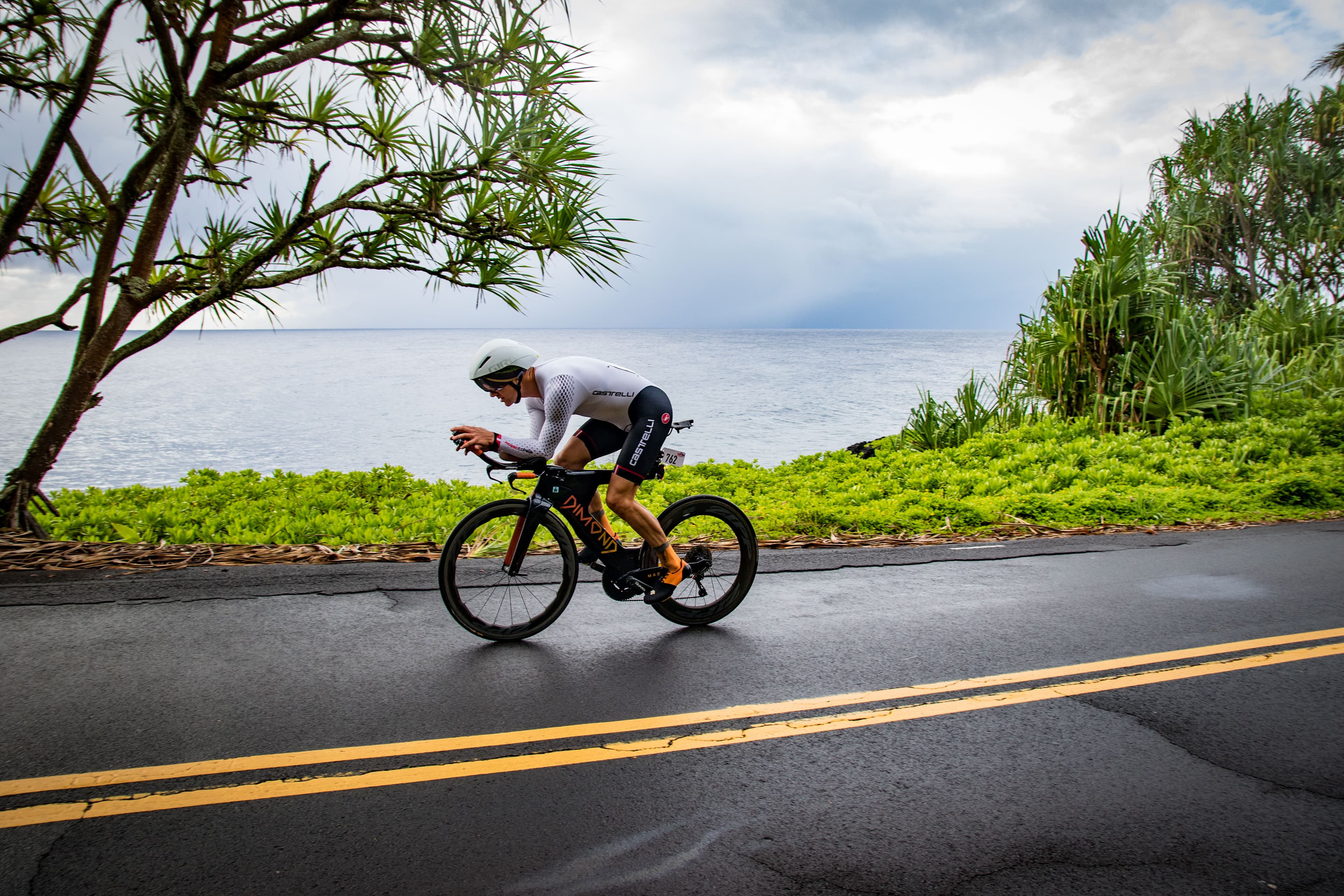 Cycling along Hawaii's coast on Day 2